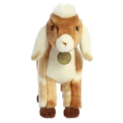 Realistic Stuffed Nubian Goat Kid 11 Inch Miyoni Plush by Aurora