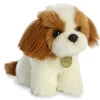 Realistic Stuffed Shih Tzu Puppy 9 Inch Miyoni Plush by Aurora