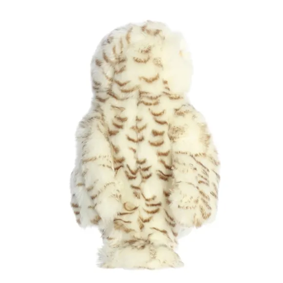 Realistic Stuffed Snowy Owl 15 Inch Miyoni Plush by Aurora