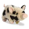 Realistic Stuffed Spotted Potbellied Pig 10 In. Miyoni Plush by Aurora
