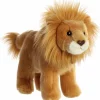 Realistic Stuffed Standing Lion Miyoni Wild Cat Plush by Aurora