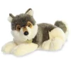 Realistic Stuffed Wolf 15 Inch Miyoni Plush by Aurora