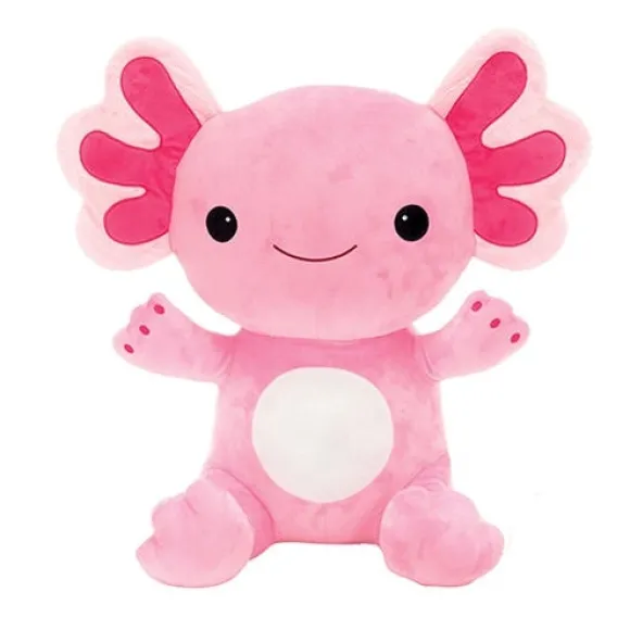 Rose the 9 Inch Stuffed Pink Axolotl by Fiesta