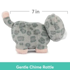 Safari Friends Baby Safe Plush Leopard Rattle by Gund