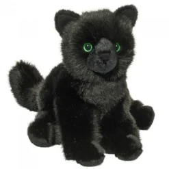 Salem the 12 Inch Stuffed Floppy Black Cat by Douglas