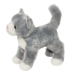 Scatter the Little Plush Gray Cat by Douglas