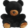 Sleepy the Stuffed Black Bear Palm Pals Plush by Aurora