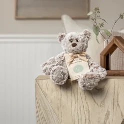 Smiling Mini Giving Bear 8.5 Inch Plush Teddy Bear by Demdaco