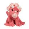 Soft Tracie the 10 Inch Plush Pink Triceratops Dino by Douglas