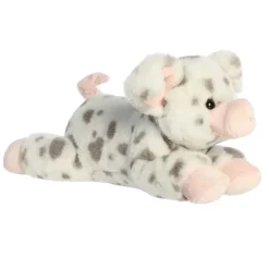 Speckles the Stuffed Spotted Pig 12 Inch Flopsie by Aurora