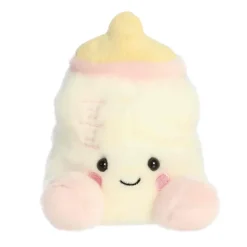 Thea the Plush Pink Baby Bottle Palm Pals by Aurora