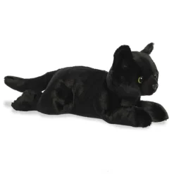 Twilight the Stuffed Black Cat Flopsie by Aurora