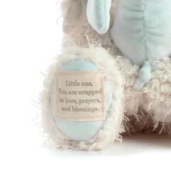 Wrapped in Prayer Baby Safe Plush Elephant with Baby by Demdaco