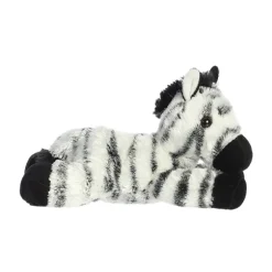 Zany The Stuffed Zebra Plush Animal Mini Flopsie by Aurora
